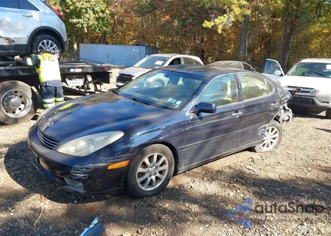 2003 Lexus Es 300 из США, поврежденный, VIN JTHBF30GX36019855